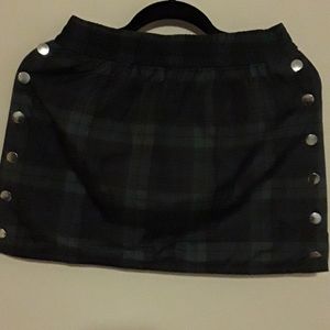 Plaid Miniskirt